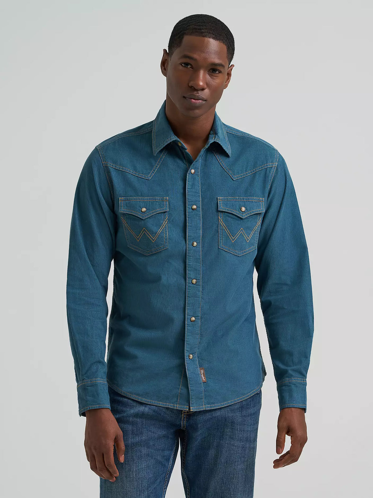 Wrangler Men's Corduroy Snap Shirt
