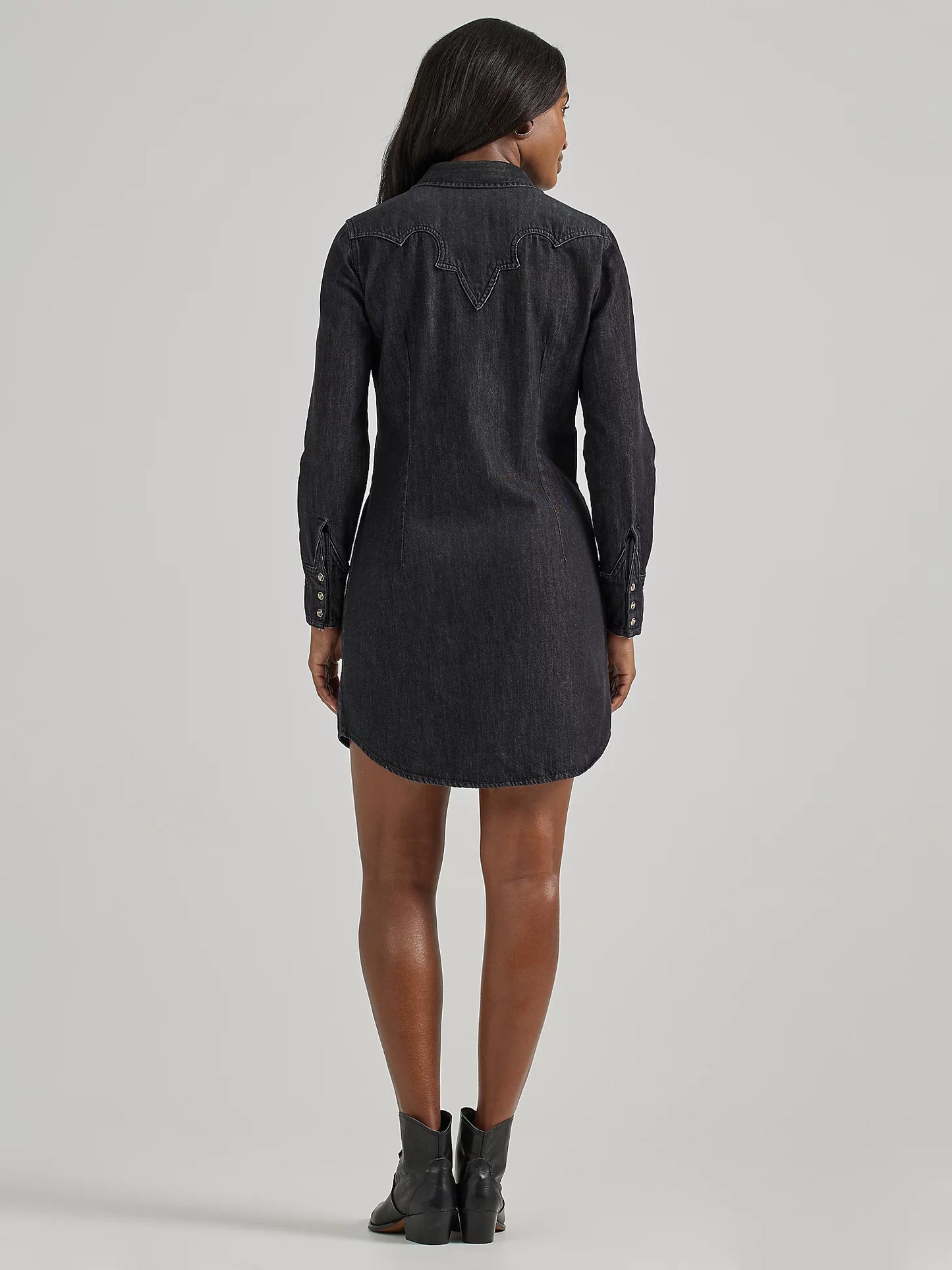 Wrangler Black Denim Yoke Dress