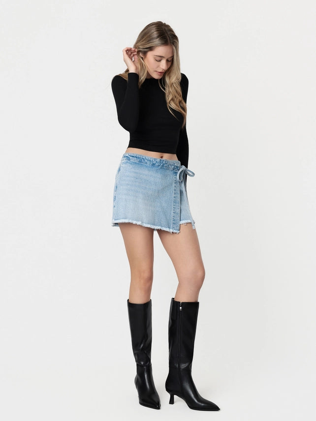 Vervet HR Side Tied Wrap Skort