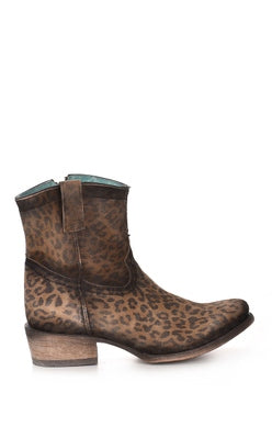 Corral Leopard Print Ankle Boot
