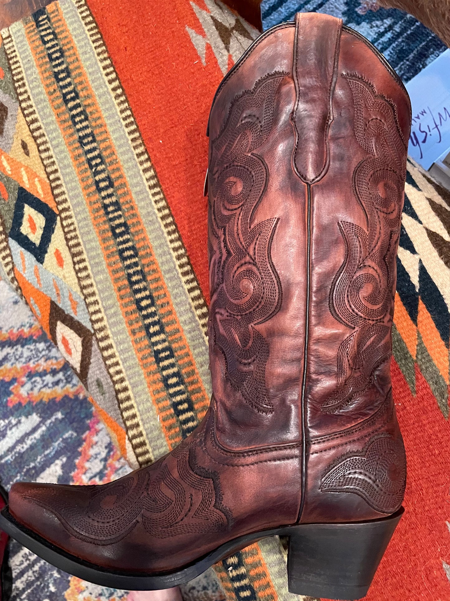 Corral Burnished Brown Embroidery - Petticoat Junction