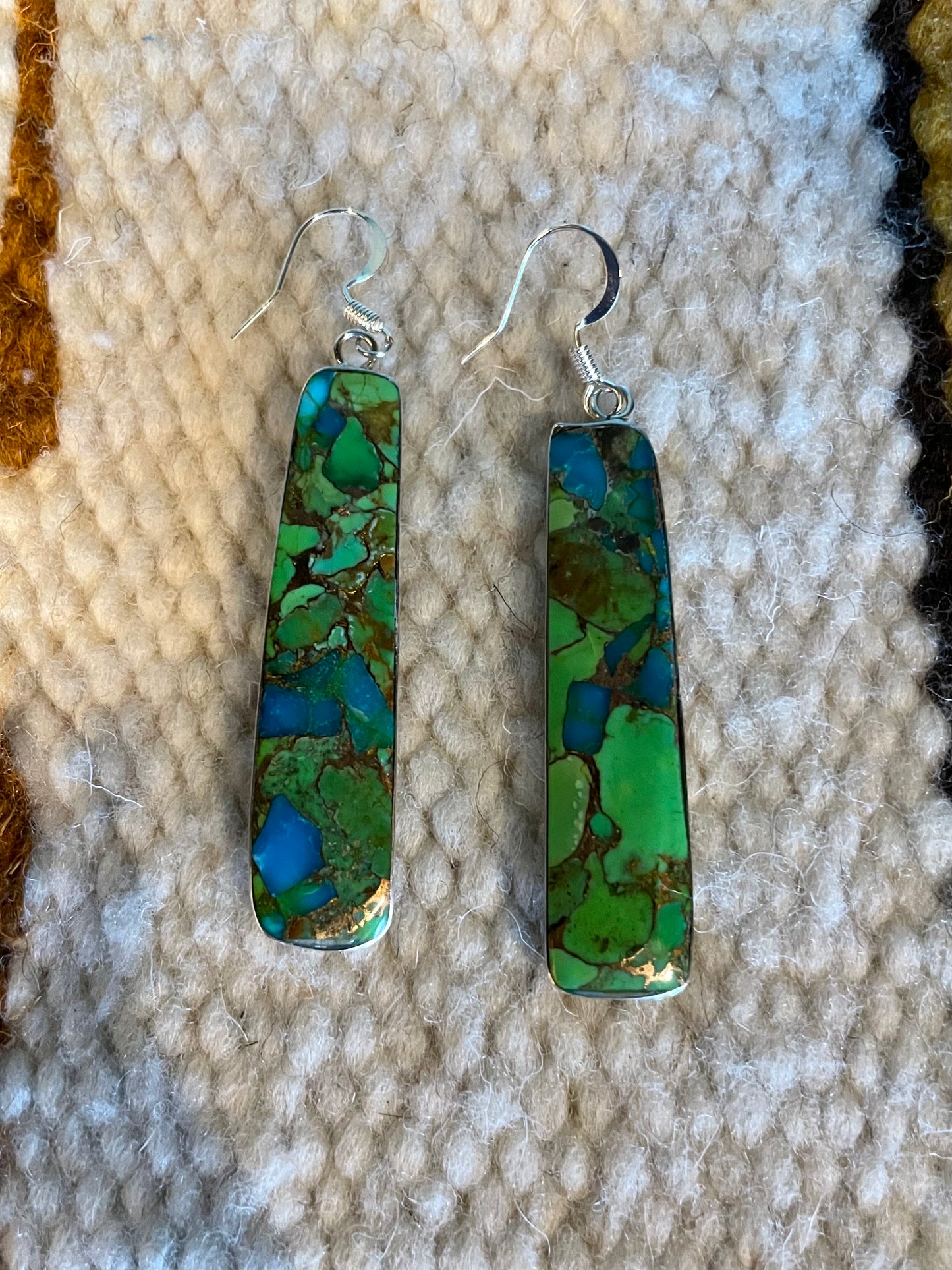 Mojave Turquoise Slab Earrings
