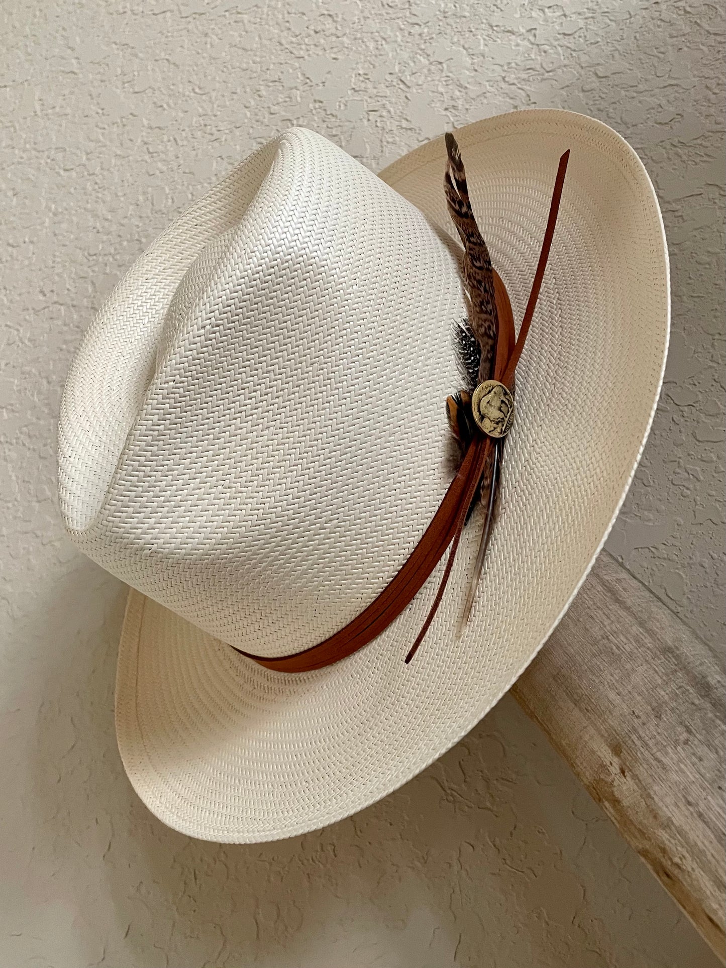 Stetson Tallahassee Shantung Straw Fedora Hat